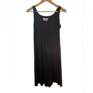 EVERLANE black Midi dress size small